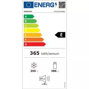 Réfrigérateur multi portes SAMSUNG RF65DG9H0EB1 family hub avec AI vision