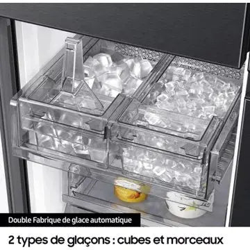 Réfrigérateur multi portes SAMSUNG RF65DG9H0EB1 family hub avec AI vision